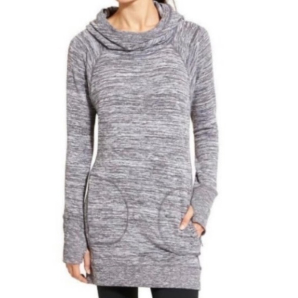 Athleta Blissful Hoodie Dress Size MT